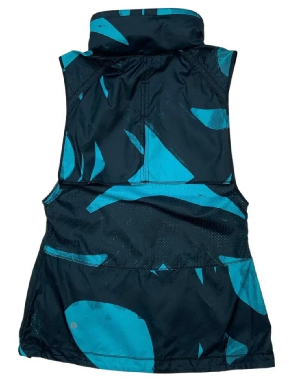 Lululemon Pack It Vest 4 Back Spin Stroke Peacock Blue Black